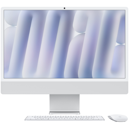 Picture of APPLE Out of Box 24 inch iMac with Retina 4.5K display Apple M4 chip with 10 core CPU and 10 core GPU 24GB 512GB SSD Silver Model A3137