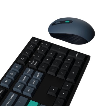 Picture of Keychron B36 100% Layout Wireless Keyboard and Mouse Combo – Black/Green