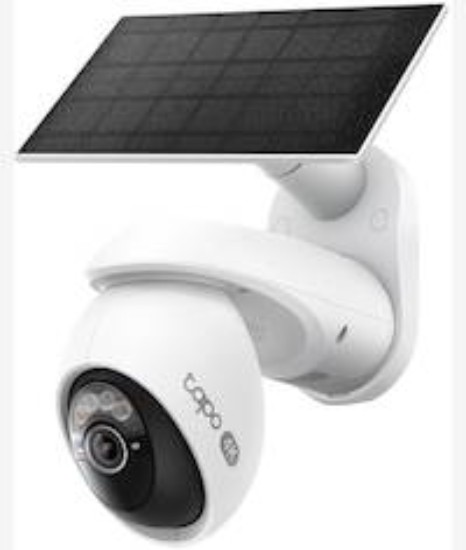 Picture of TP Link Solar Powered 4K Pan or Tilt Security Kit