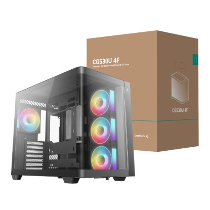 Picture of DeepCool CG530U 4F ATX Gaming Chassis - Black