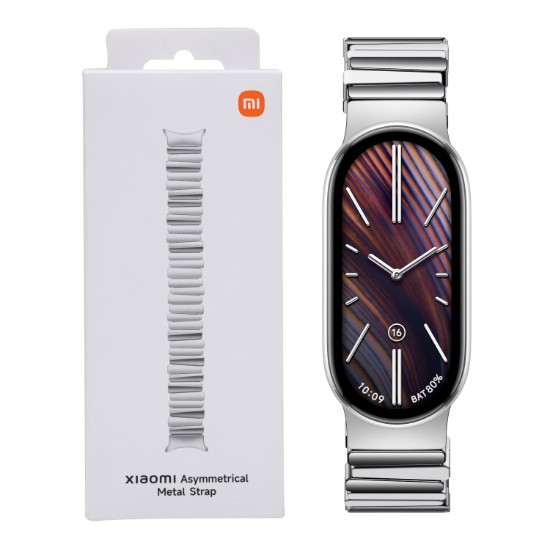 Picture of Xiaomi Smart Band 10 Asymmetrical Metal Strap – Silver
