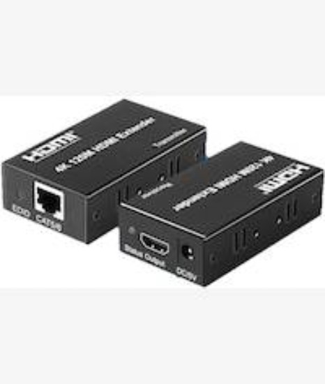 Picture of UniQue 4K 120M Cat5 Or 6 Transmitter And Receiver HDMI Extender
