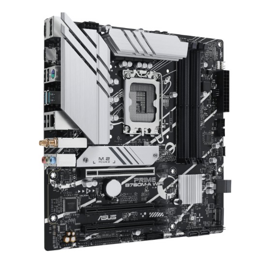 Picture of Asus PRIME B760M-A WIFI LGA1700 and Asus Prime LC 240 ARGB Liquid CPU Cooler Bundle