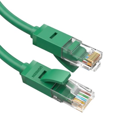 Picture of UGREEN RJ45 CAT6 1m LAN Network Cable – (1Gbps, 250MHz) – Green