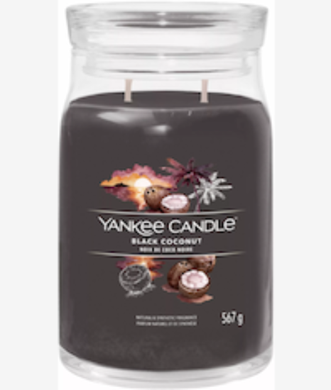 Picture of Yankee Black Coconut Signature Large Jar Candle