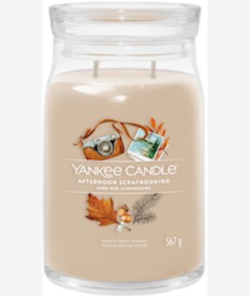 Picture of Yankee Afternoon Scrapbooking Signature Large Jar Candle