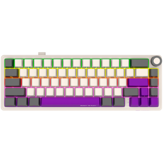 Picture of LORGAR LORGAR KBP70MW, Wireless 65% Mechanical Gaming Keyboard Pro, Beige, EN layout