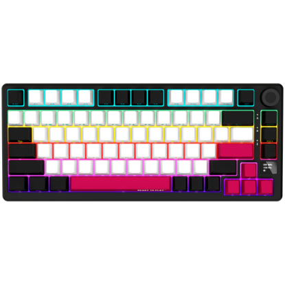 Picture of LORGAR LORGAR KBP7075W, Wireless 75% Mechanical Gaming Keyboard Pro, Black/red, EN layout