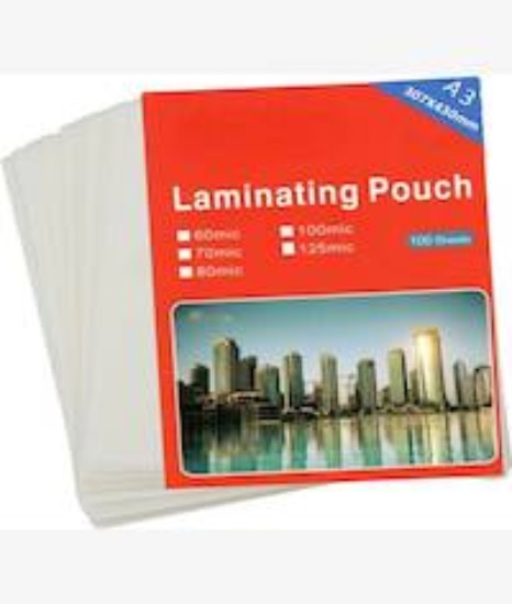 Picture of Brainware A3 160mic 100 Sheets Laminating Pouch